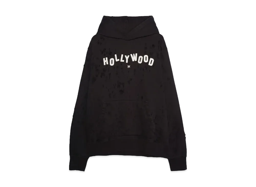 AMIRI HOLLYWOOD SHOTGUN HOODIE "BLACK"