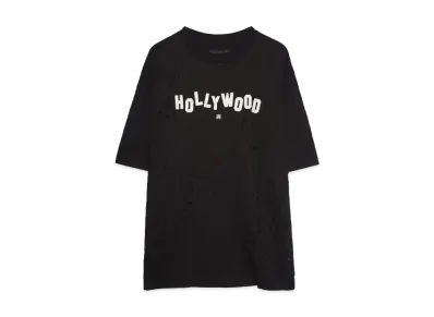 AMIRI HOLLYWOOD SHOTGUN O/S TEE "BLACK"