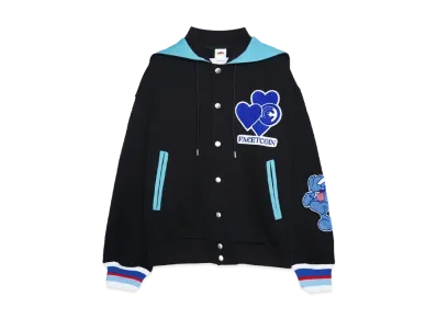 FACETASM x CPD LOVE PATCH HOODED STADIUM JACKET "BLACK"