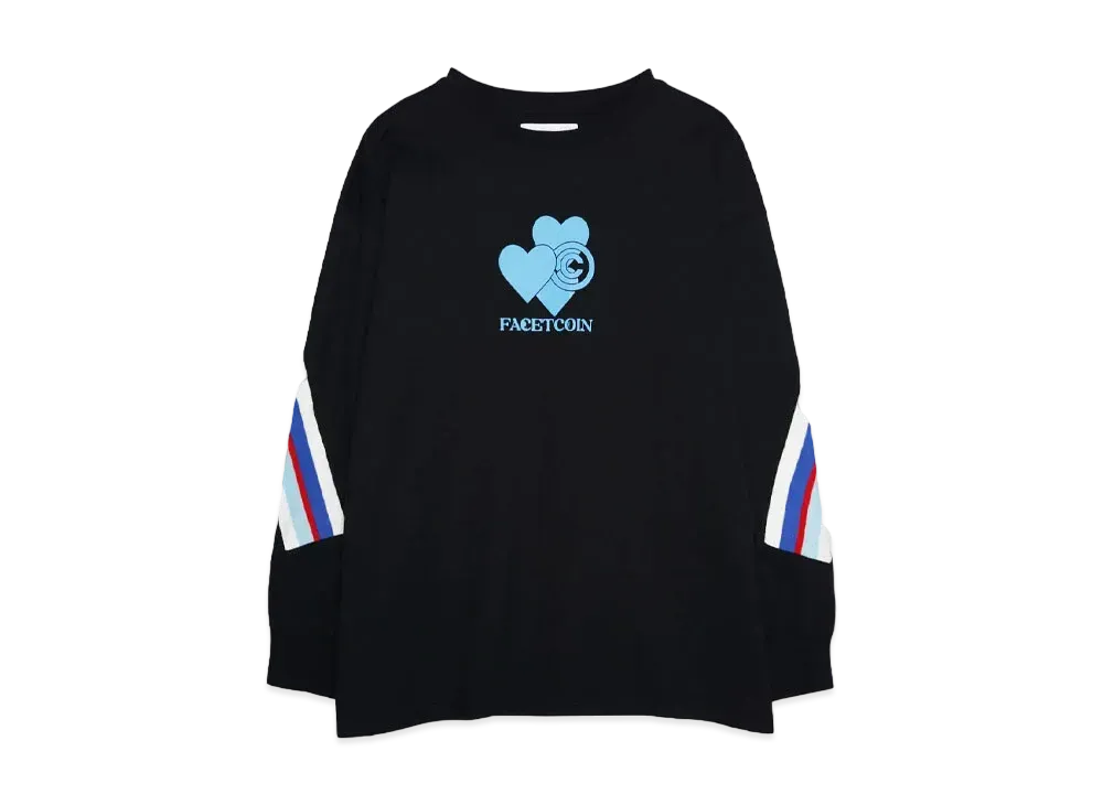 FACETASM x CPD RIB LONG TEE "BLACK"