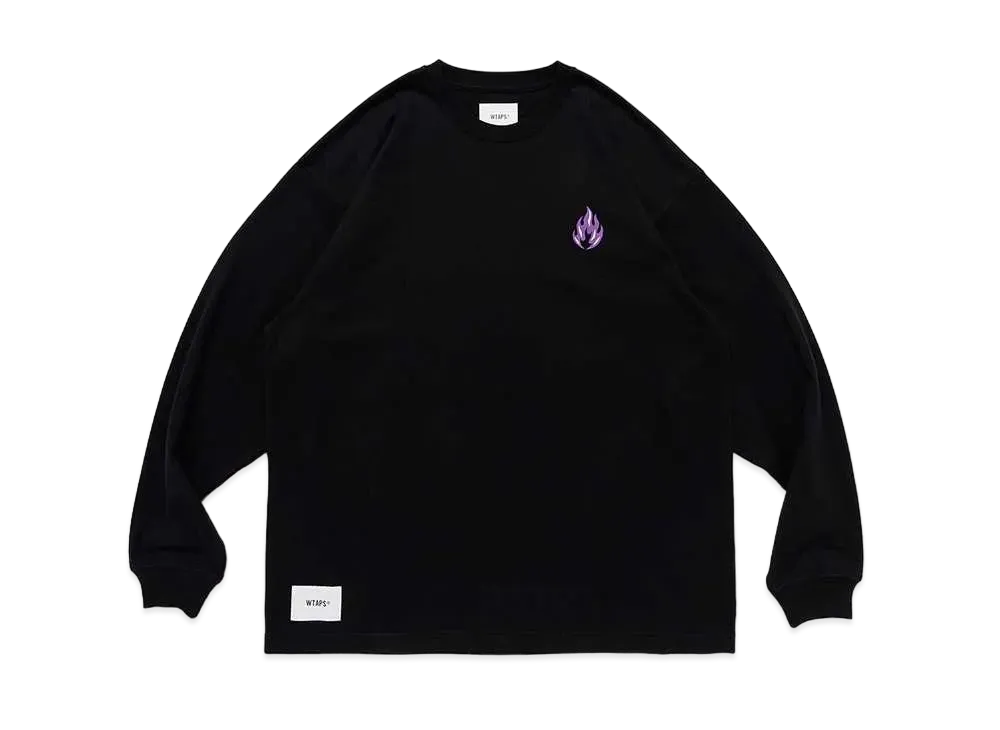 ダブルタップス フラマブル / LS / コットン ファンユソン "ブラック" 242ATDT-CSM01S