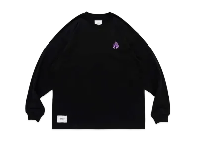 WTAPS Flammable / LS / Cotton. Hwang Yusun "Black"