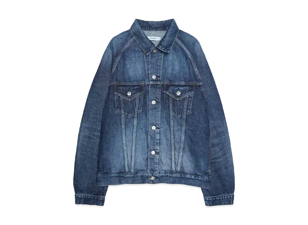 nonnative TRUCKER BLOUSON COTTON 13.5oz DENIM VW DARK