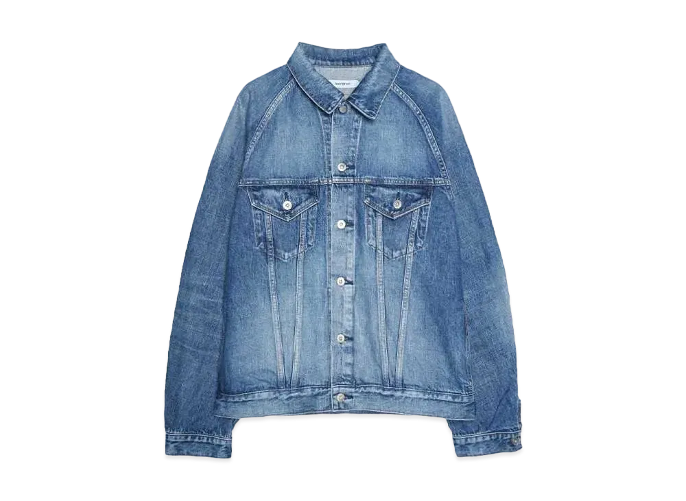 nonnative TRUCKER BLOUSON COTTON 13.5oz DENIM VW LIGHT "INDIGO"