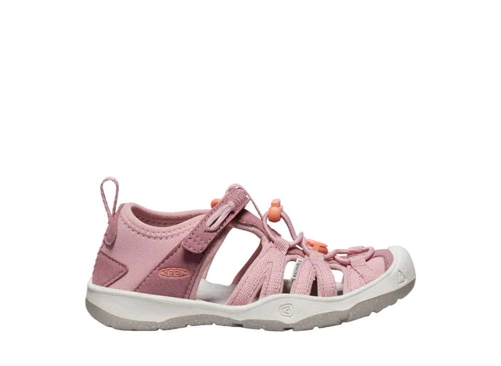 KEEN Little Kids Moxie Sandal "Nostalgia Rose/Papaya Punch"