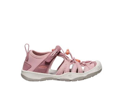 KEEN Little Kids Moxie Sandal "Nostalgia Rose/Papaya Punch"