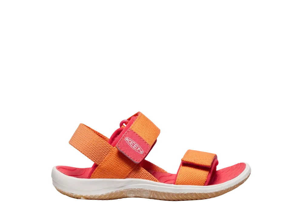KEEN Little Kids Elle Backstrap "Tangerine/Cayenne"