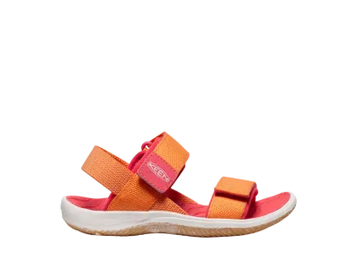KEEN Little Kids Elle Backstrap "Tangerine/Cayenne"