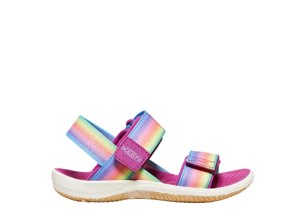 KEEN Little Kids Elle Backstrap "Rainbow/Festival Fuchsia"
