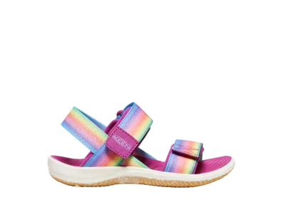 KEEN Little Kids Elle Backstrap "Rainbow/Festival Fuchsia"