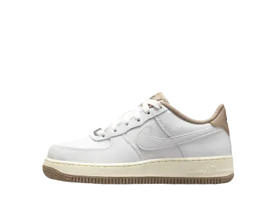 Nike GS Air Force 1 LV8 "Summit White/Khaki/Coconut Milk"
