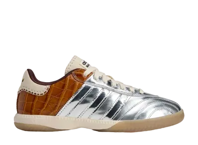 Wales Bonner × adidas MN Samba "Silver Metallic/Easy Yellow"