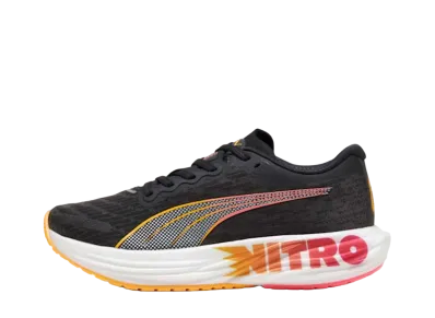 Puma Women's Deviate Nitro 2 FF "Puma Black/Sun Stream/Sunset Glow"