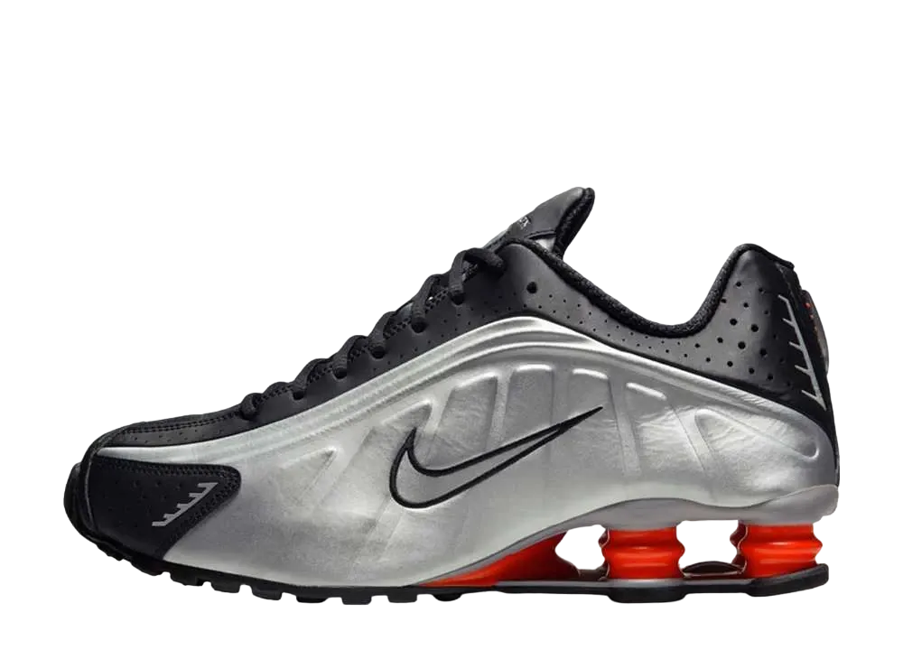 Nike Shox R4 "Metallic Silver/Red" (2024) HQ1988-002