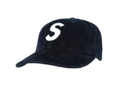 Supreme Corduroy S Logo 6-Panel "Navy"