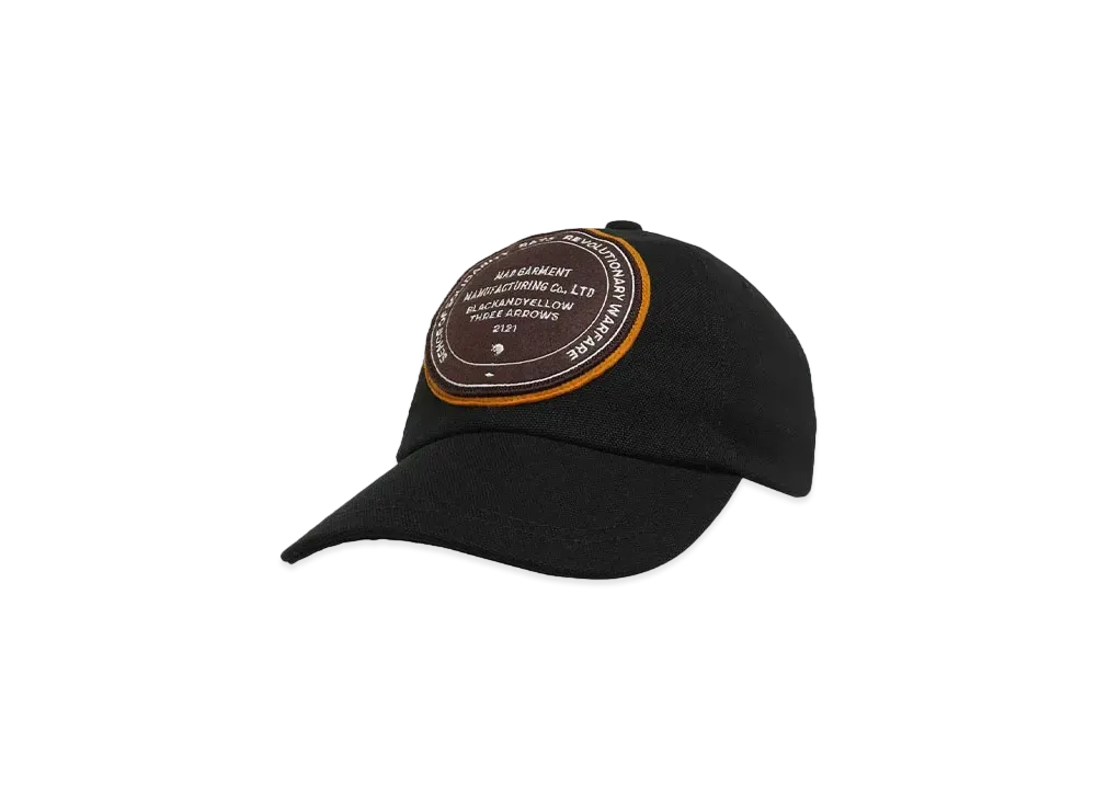 RATS BIG PATCH DAD CAP "BLACK"