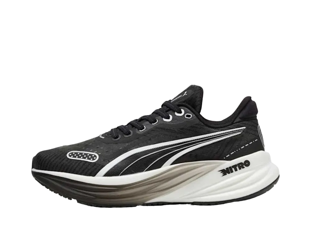 プーマ ウィメンズ マグニファイ ニトロ2 テック "プーマブラック/プーマホワイト"