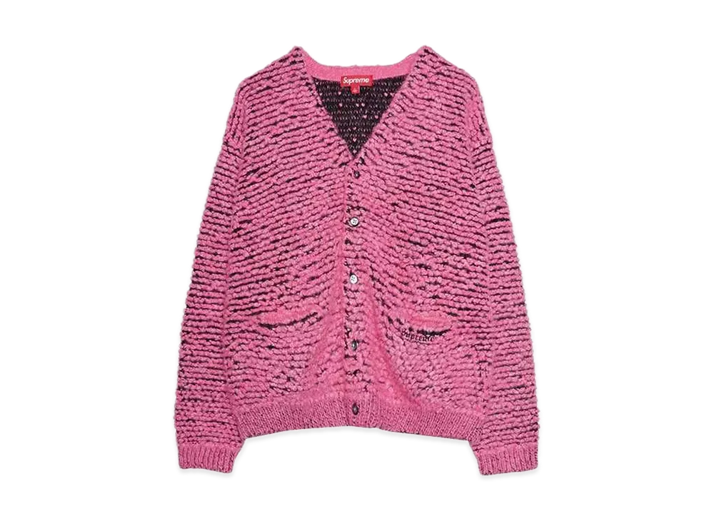 Supreme Textured Knotted Cardigan "Pink"