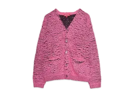 Supreme Textured Knotted Cardigan Supreme Textured Knotted Cardigan