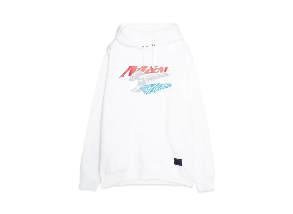 M&M x MASSES SWEAT HOODED WRENCH "WHITE"