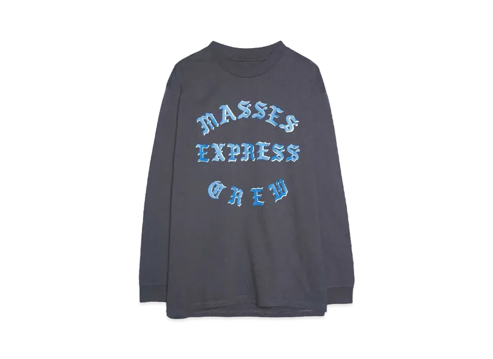 MASSES T-SHIRT L/S EXPRESS "CHARCOAL"