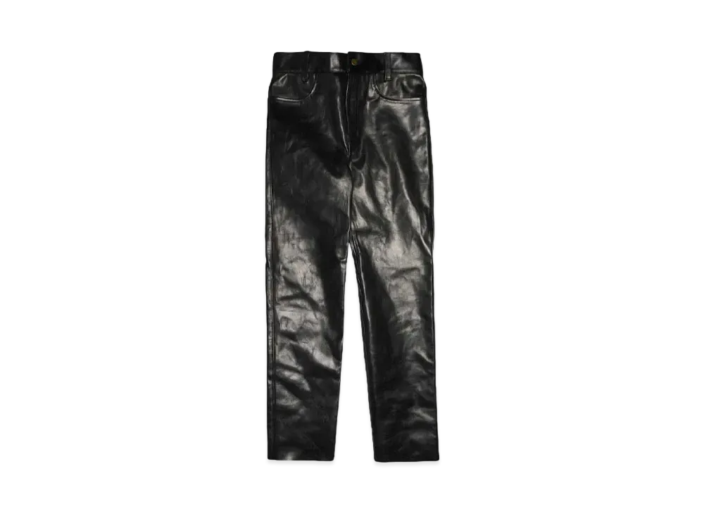 MASSES LEATHER PANTS VINTAGE W "BLACK"