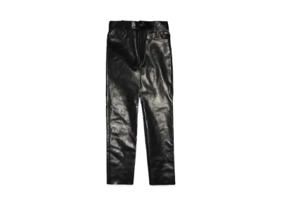 MASSES LEATHER PANTS VINTAGE W "BLACK"