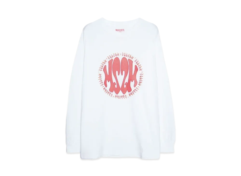 MASSES T-SHIRT L/S MSSM "WHITE"