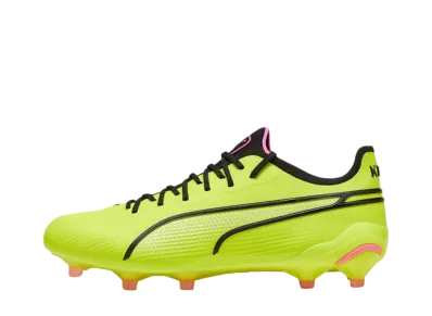 Puma Women's King Ultimate FG/AG "Electric Lime/Puma Black/Poison Pink"