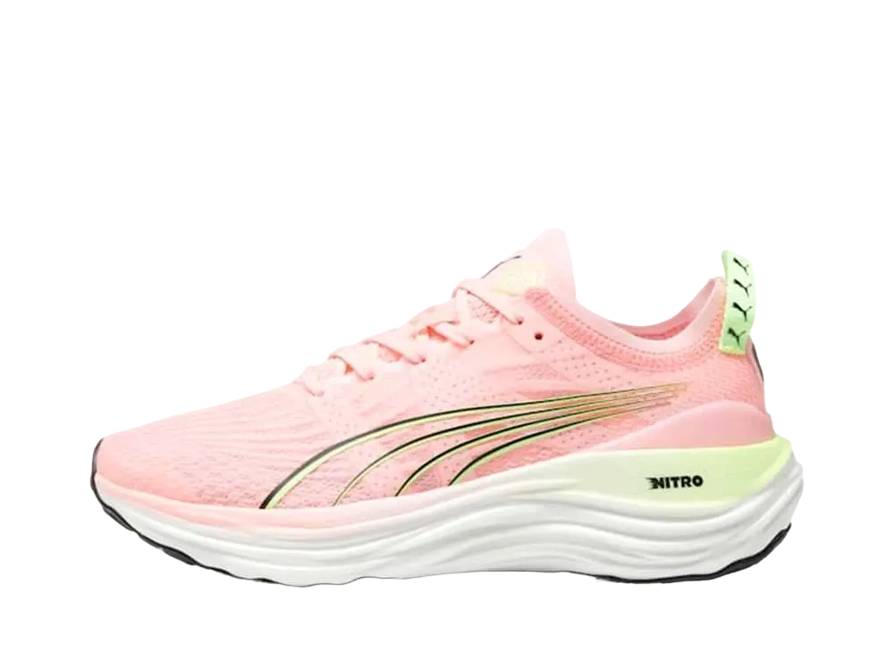 プーマ ウィメンズ フォーエバーラン ニトロ ドリームラッシュ "コーラルアイス/スピードグリーン"