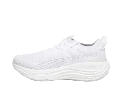 Puma Women's Forever Run Nitro Knit "Puma White/Feather Gray"