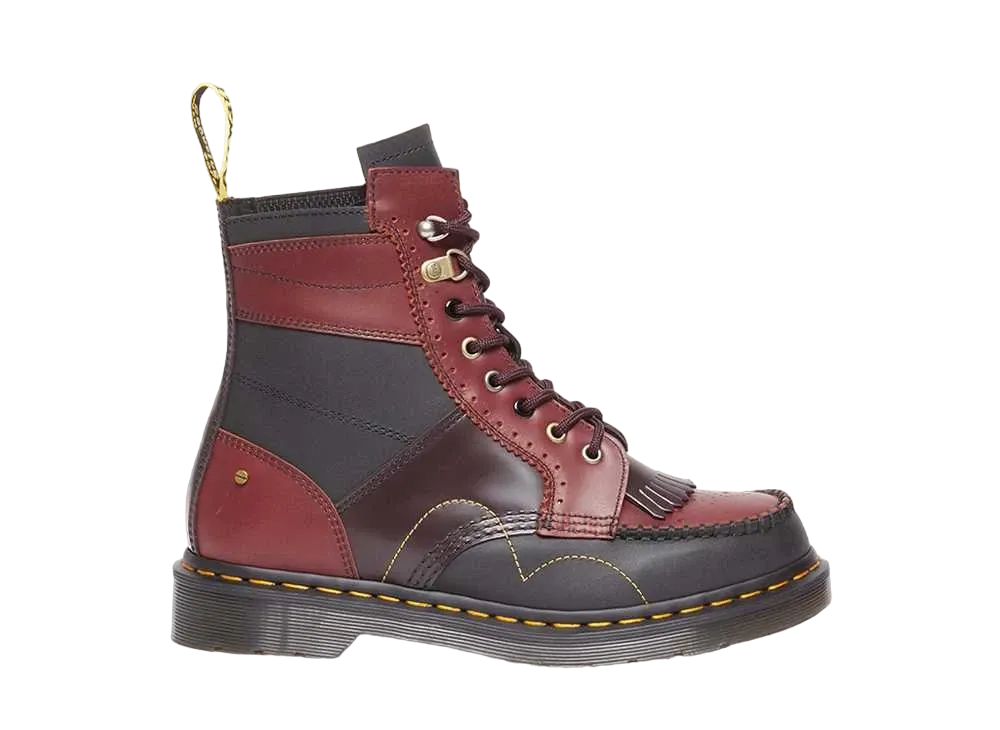 Dr.Martens 1460 Fused 8-Eye Boots "Black/Brown/Oxblood"