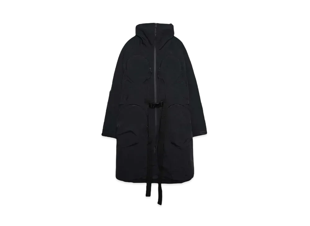 Luca Hamers PHENDRANA LONG COAT ITALIAN SHELL 3L "BLACK"