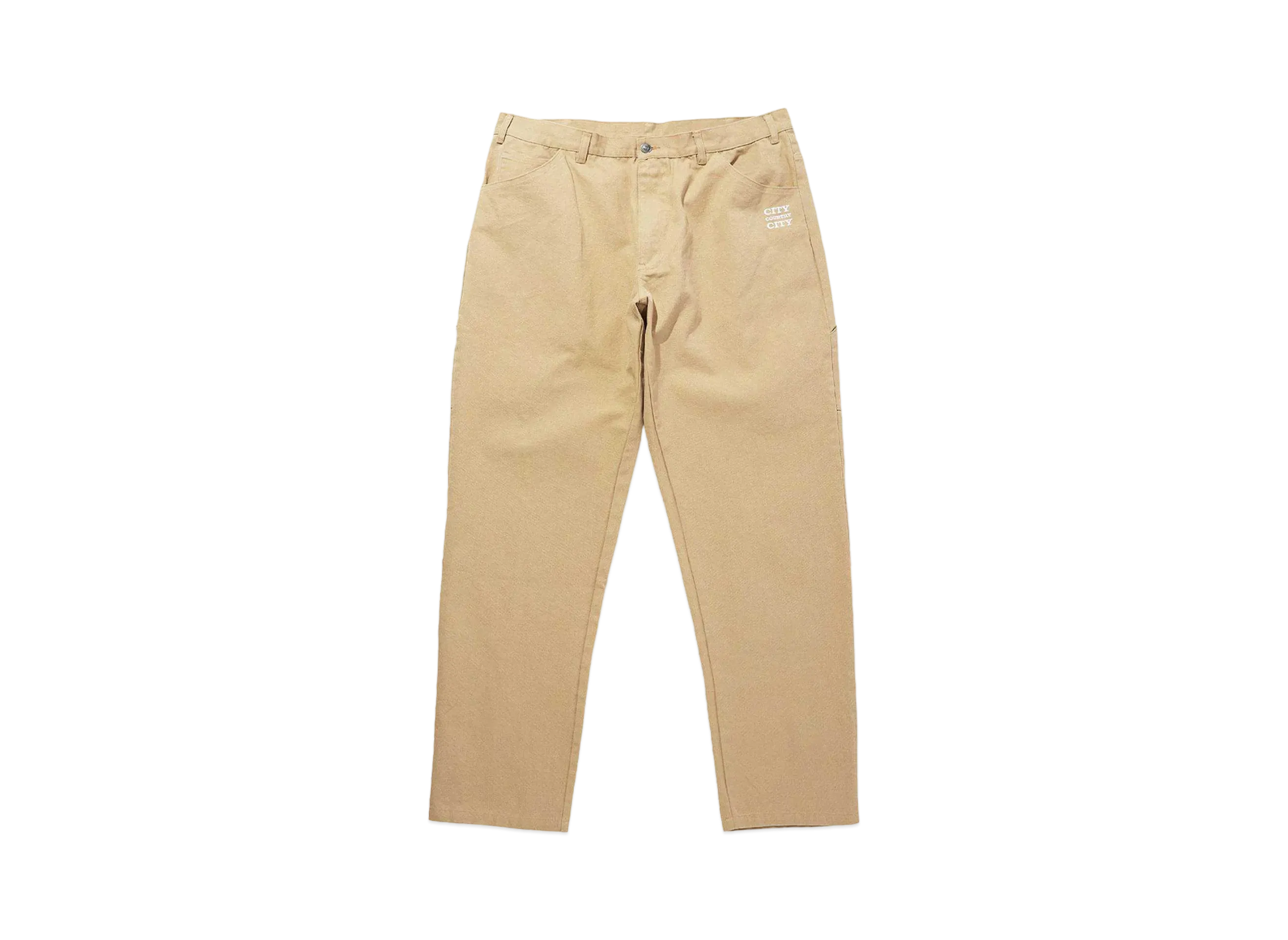 CITY COUNTRY CITY CANVAS BAGGY PANTS "COFFEE"