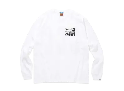 CITY COUNTRY CITY COTTON L/S T-SHIRT CITY COUNTRY CITY "WHITE"