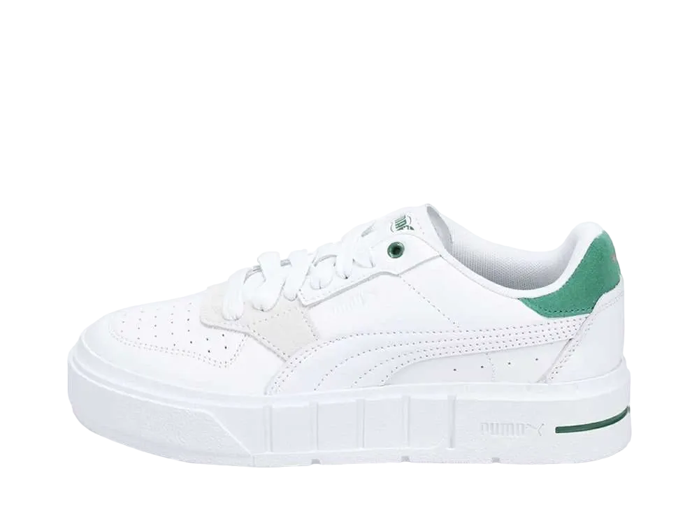 プーマ ウィメンズ カリ コート マッチ "プーマホワイト/アーカイブグリーン"