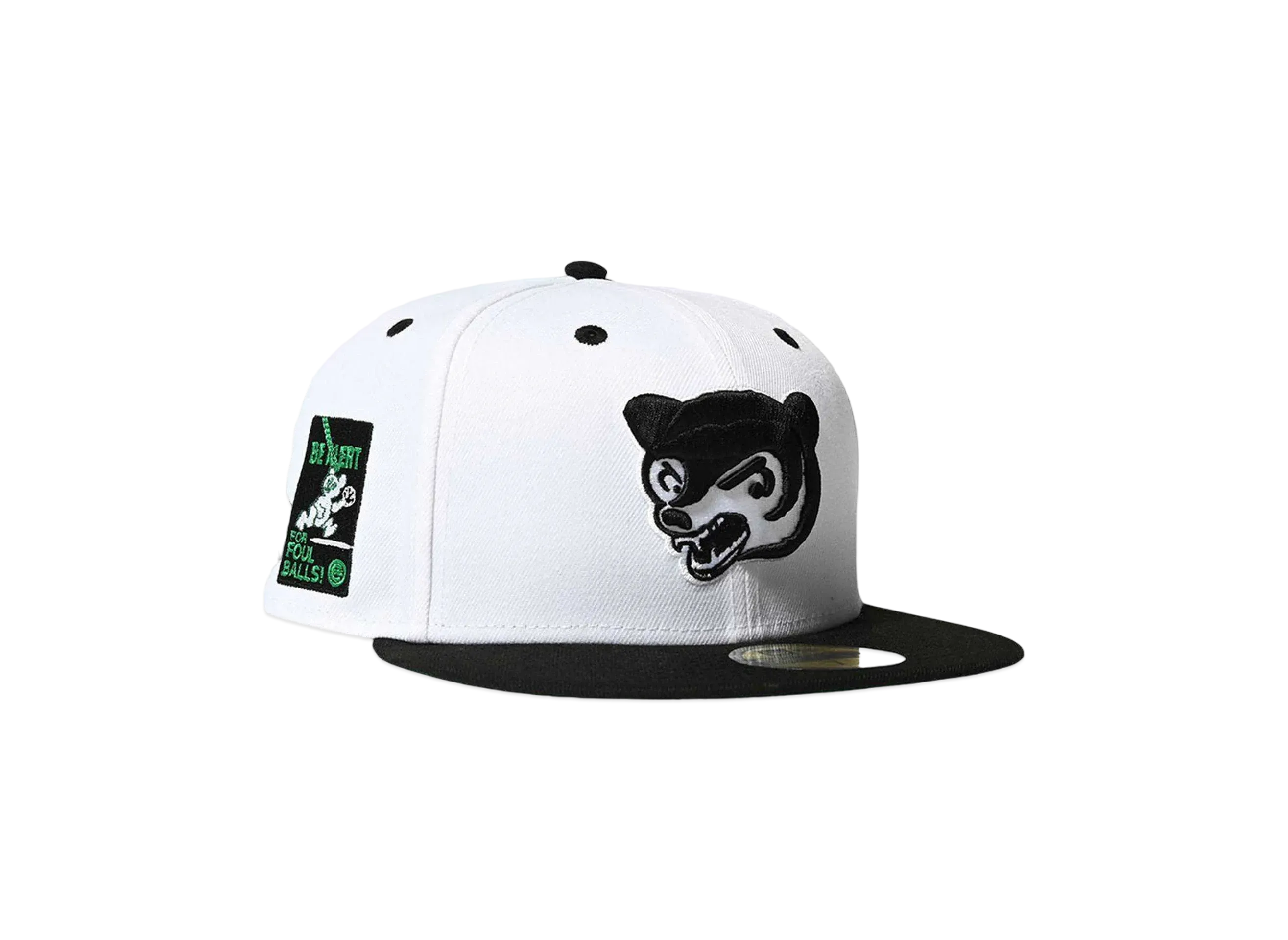 HOME GAME CHICAGO CUBS CO BE ALART FOR FOUL BALLS 59FIFTY "WHITE"