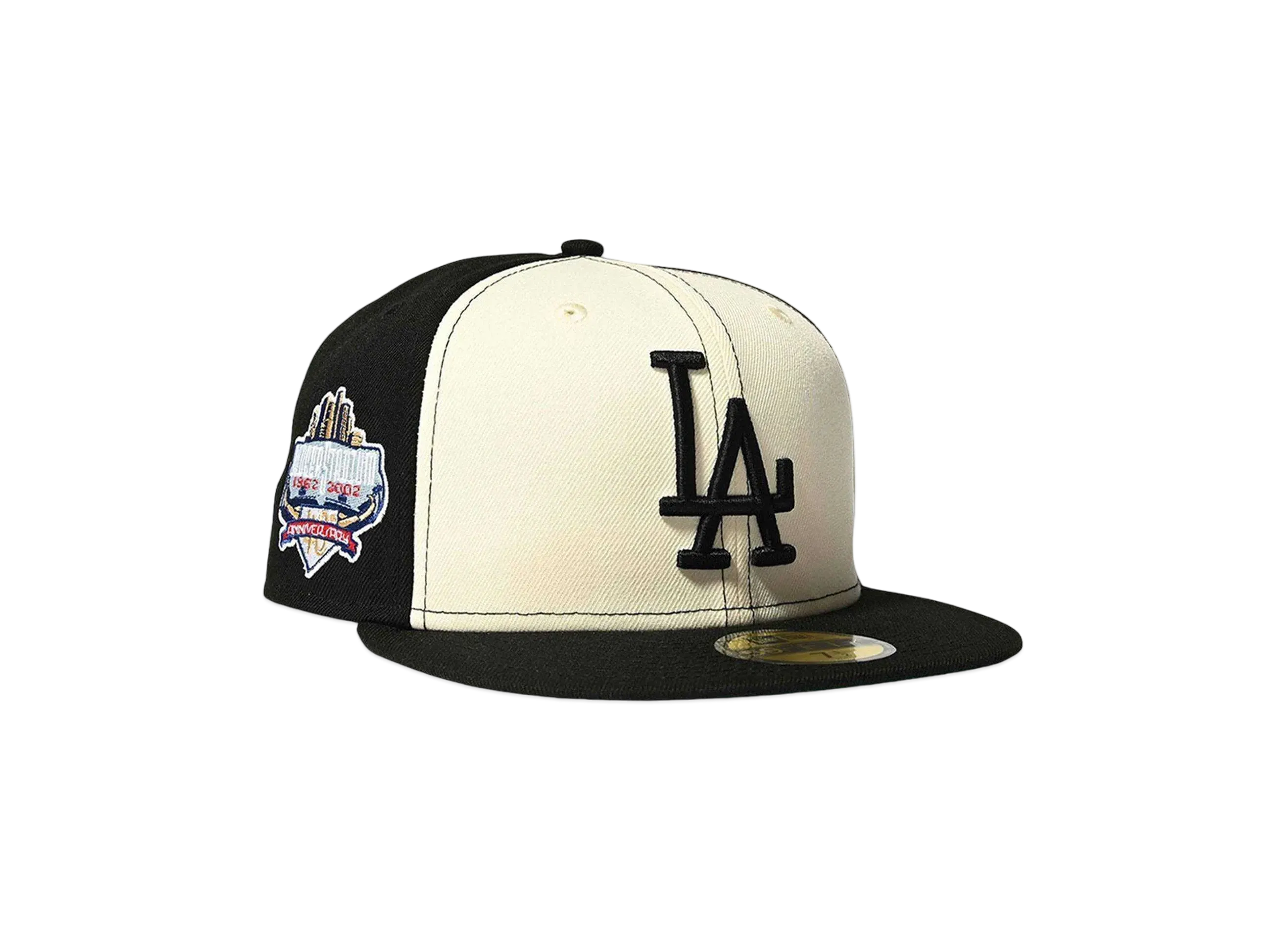 HOME GAME LOS ANGELES DODGERS CO 40TH ANV 59FIFTY "CHROME/BLACK"