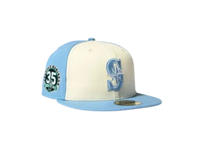 HOME GAME SEATLE MARINERS CO 35TH ANV 59FIFTY "CHROME/BLUE"