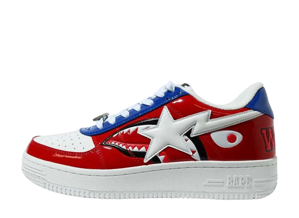 A BATHING APE®︎ SHARK BAPE STA Low "Red"