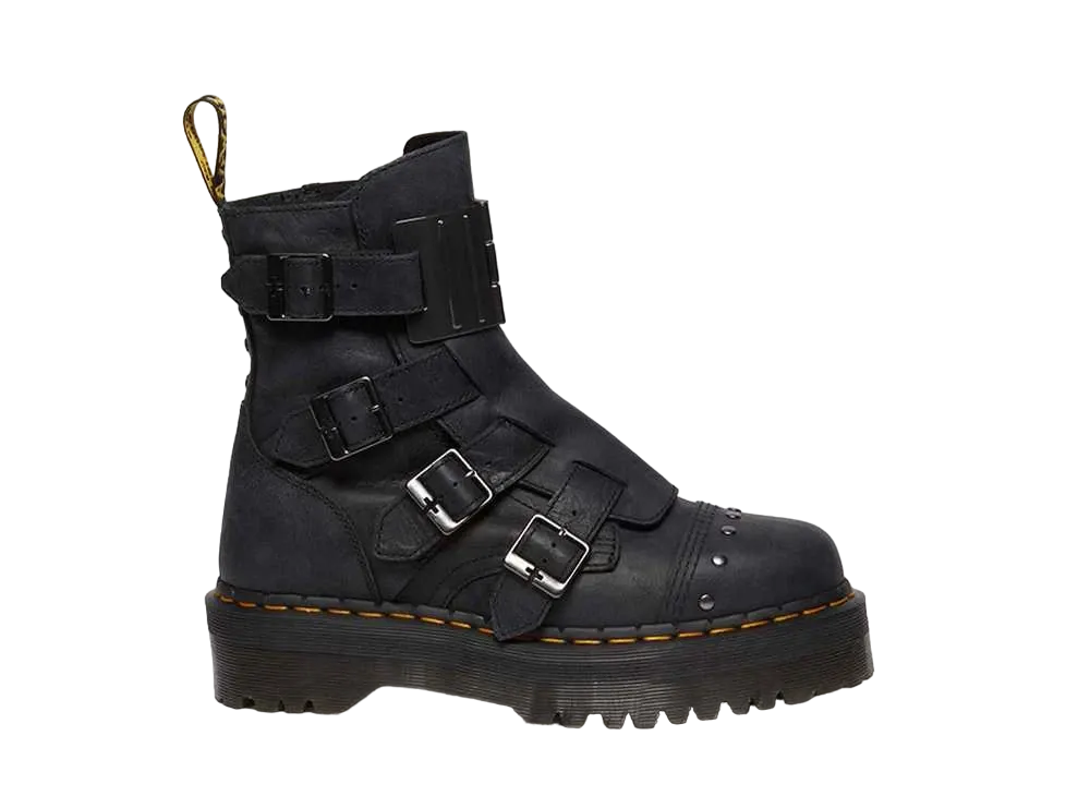 ドクターマーチン Jadon ヒンジ トール ブーツ "ブラック"