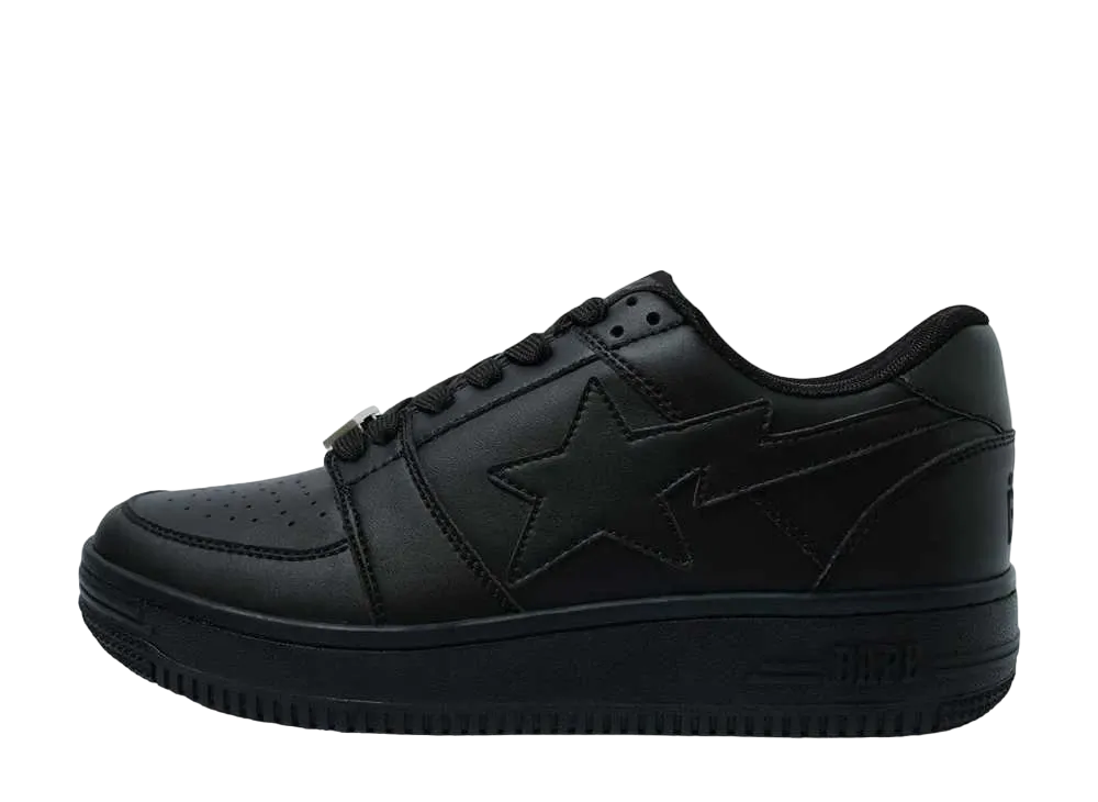 A BATHING APE®︎ BAPE STA Low "Black"