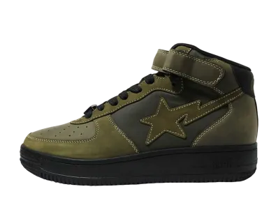 A BATHING APE®︎ MILITARY BAPE STA Mid "Olivedrab"