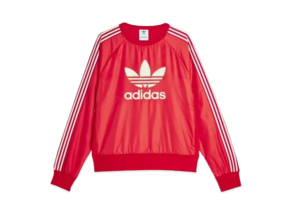 adidas x Wales Bonner Nylon Crew Jersey "Better Scarlet"