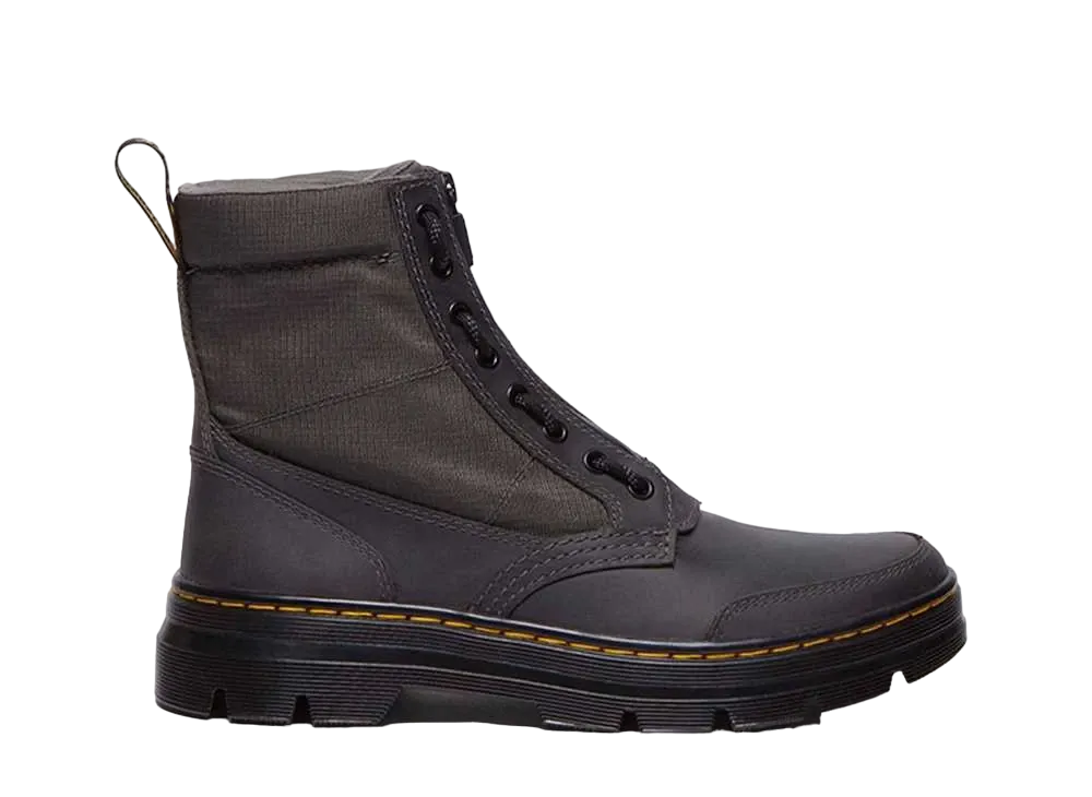 ドクターマーチン コム ジャングル ジップ 8ホール ブーツ "ガンメタル"