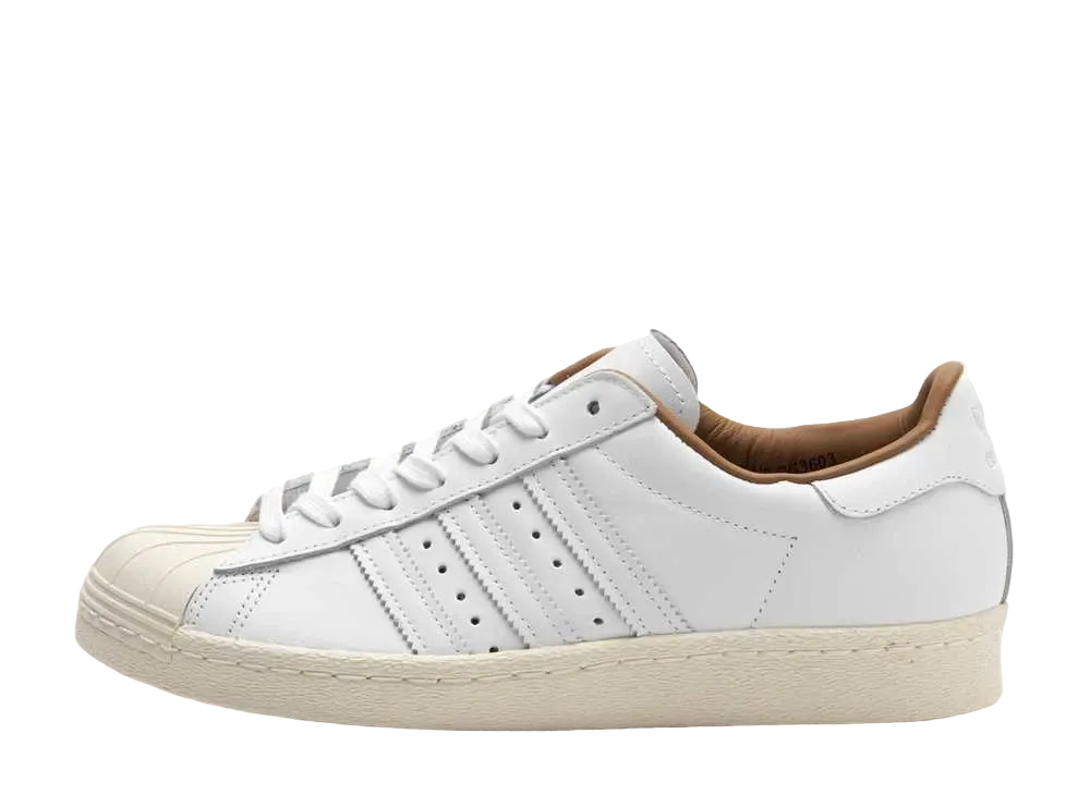EDIFICE/IENA × adidas Superstar 80s "Chalk White/Brown"