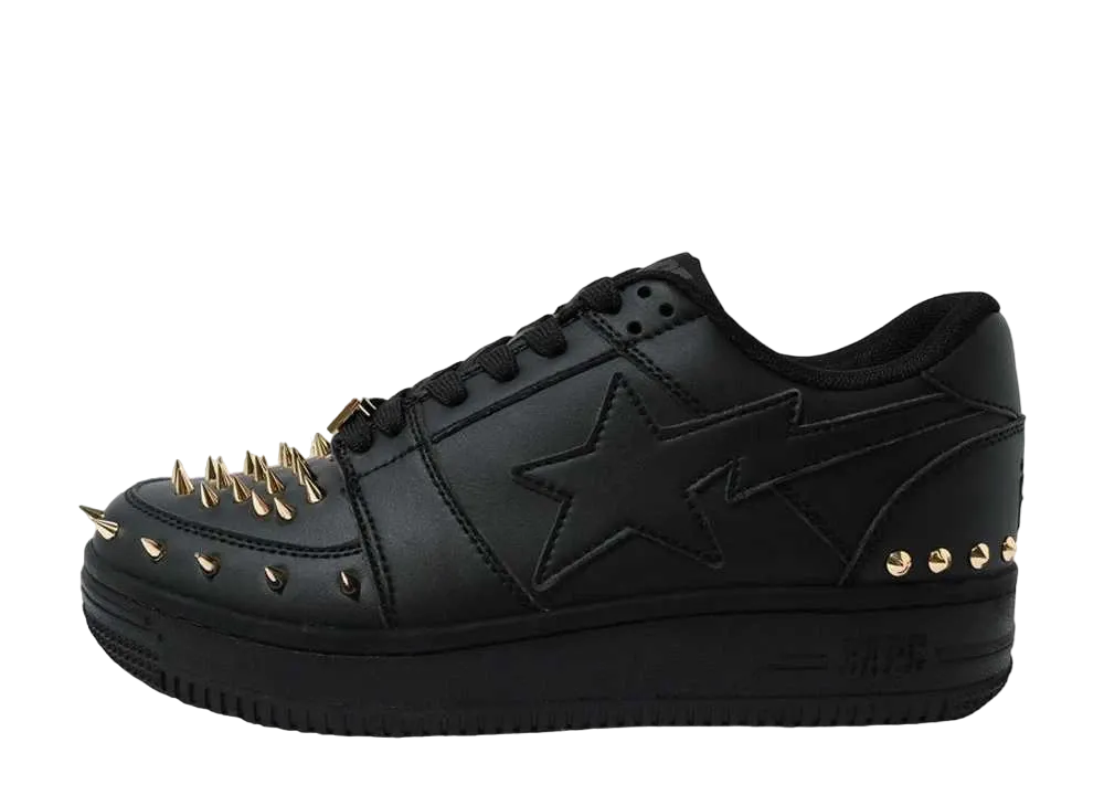 A BATHING APE®︎ STUDDED BAPE STA Low "Black"