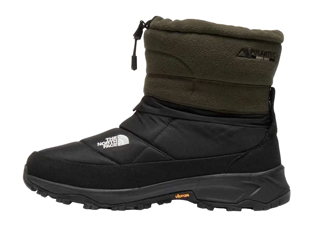 The North Face Detachable Nuptse Bootie Polartec "New Taupe Green/TNF Black"