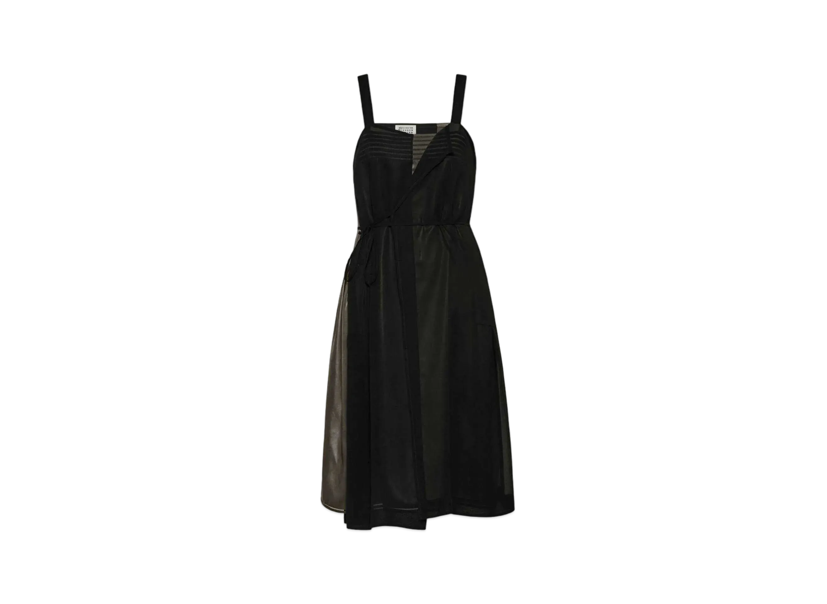 Maison Margiela Women's Contrast Dress "Dark Gray"