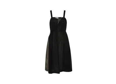 Maison Margiela Women's Contrast Dress "Dark Gray"